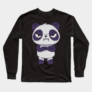 Pixel Panda - low-bit graphics - gift idea Long Sleeve T-Shirt